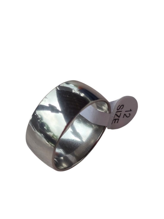 Other - Simple Stainless Steel Wide Men's Ring Size 12